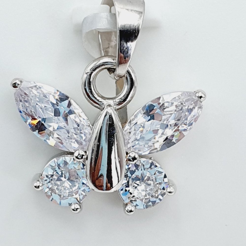 925 Sterling Silver Cubic Zirconia Pendant, U19254450 - Picture 11 of 11